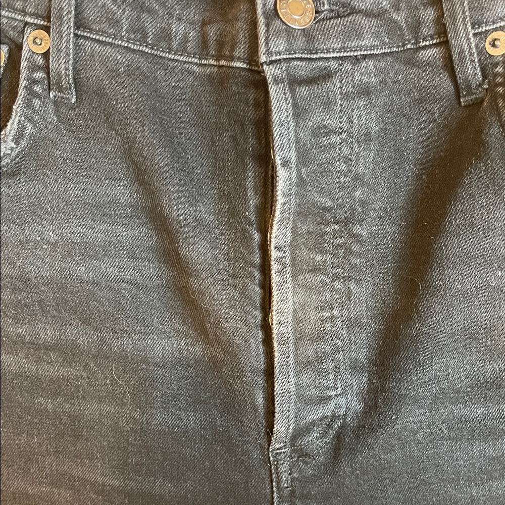 Agolde Riley Crop Jeans Black - Picture 4 of 7